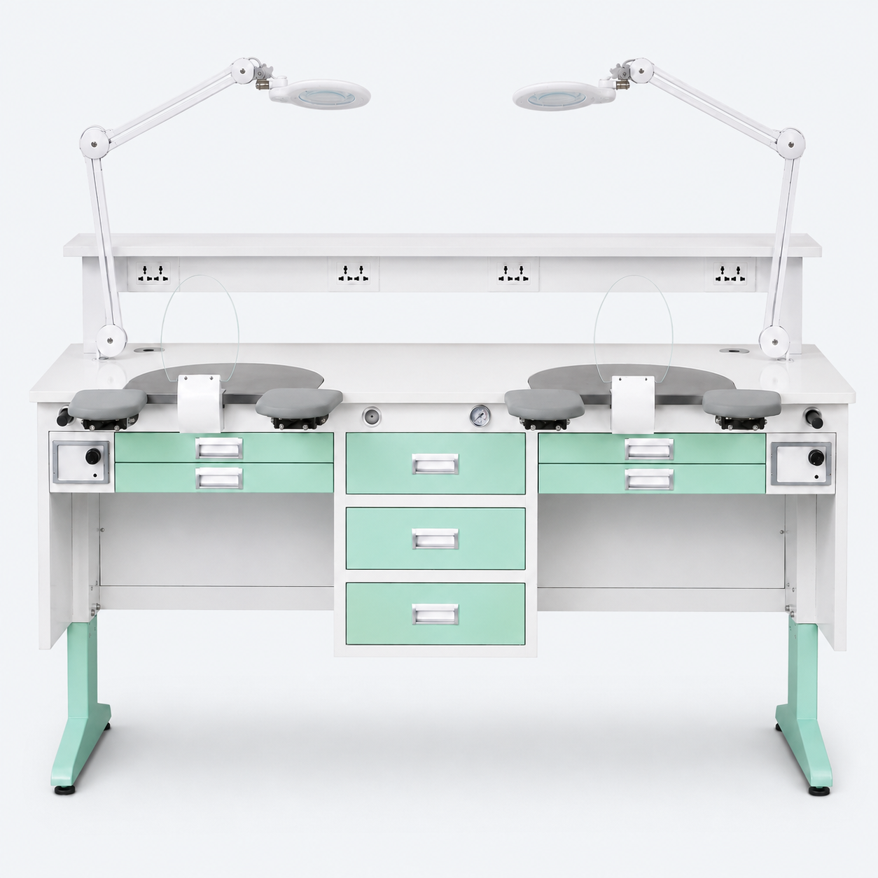 MQ-WS04 dual-user dental lab workbench