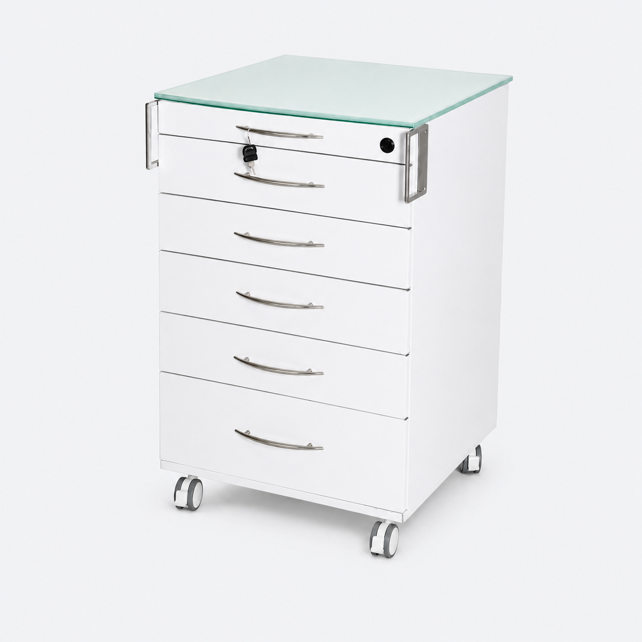 MQ-Y003 low-profile stainless steel dental cabinet