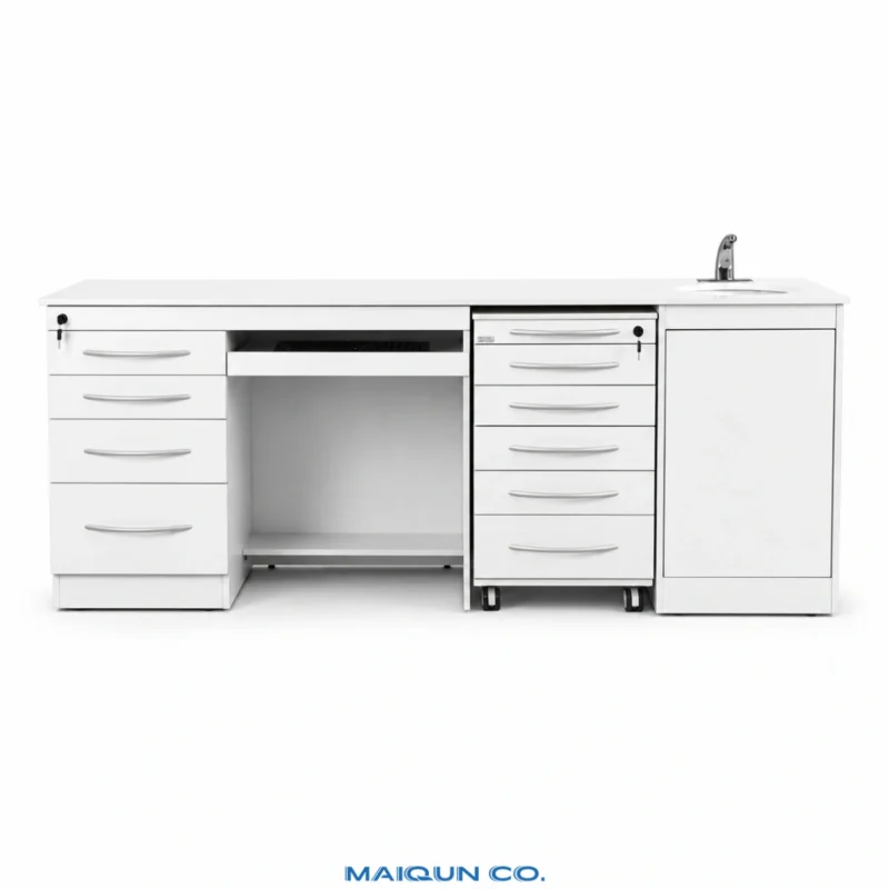 MQ-CS01 Modular Dental Side Cabinet with Sink
