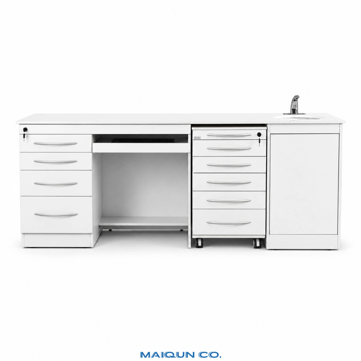 MQ-CS01 Modular Dental Side Cabinet with Sink