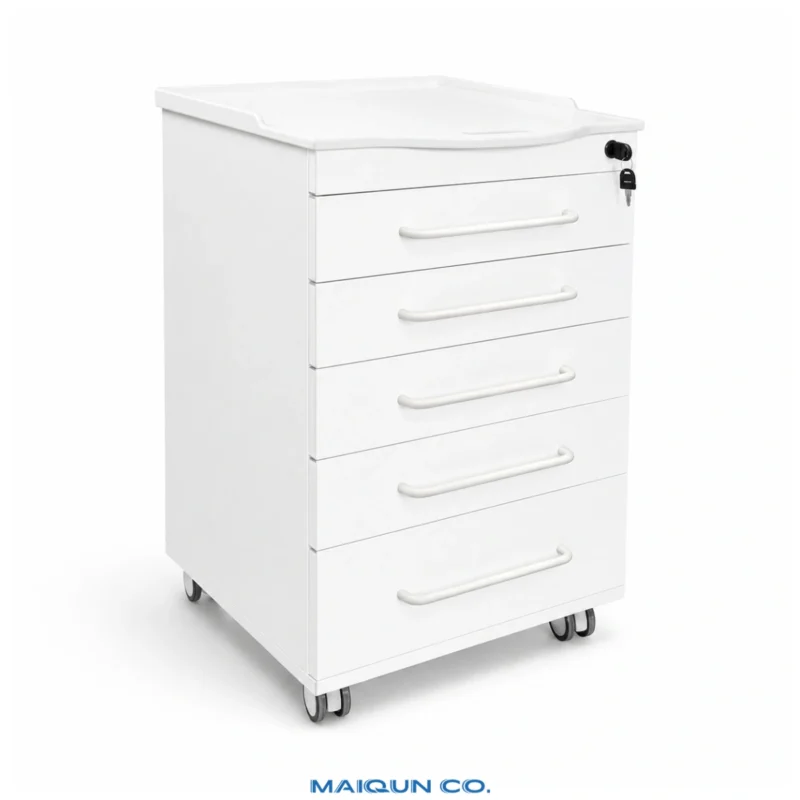 MQ-Y013 Stainless Steel Dental Mobile Cabinet