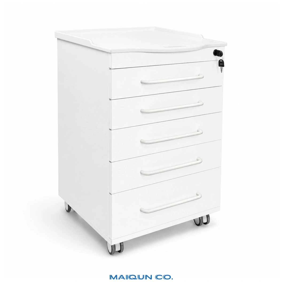 MQ-Y013 Stainless Steel Dental Mobile Cabinet