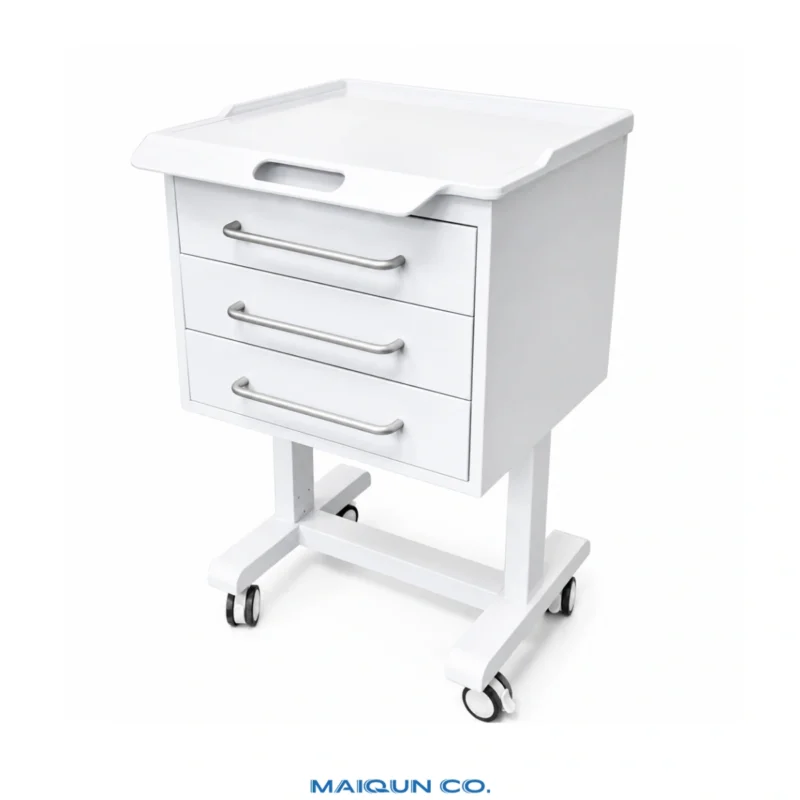 MQ-G009 Three-Drawer Mobile Storage Cabinet with Two Sorting Trays
