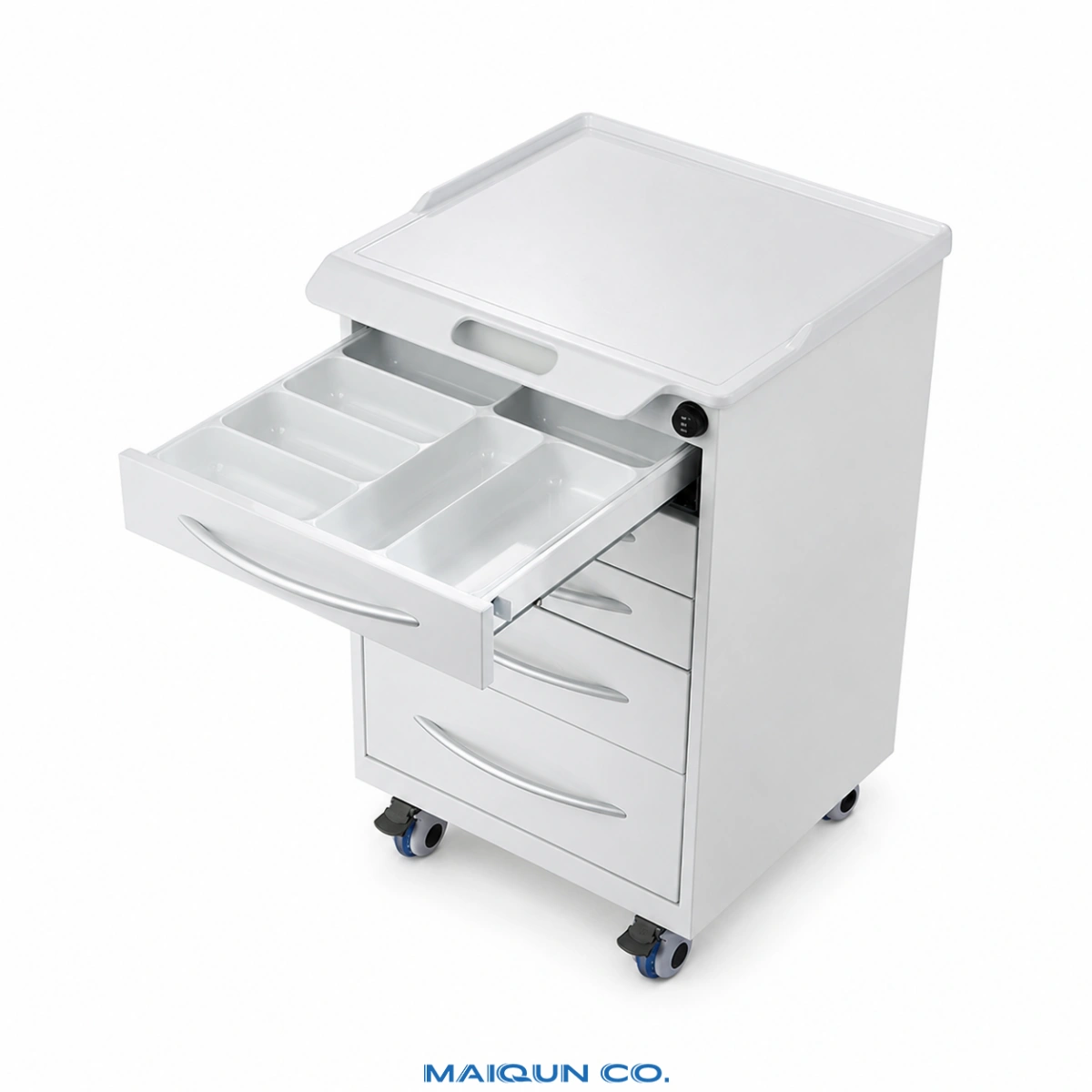 MQ-G005 Five-Drawer Dental Cart for Layered Supply Organization - Image 2