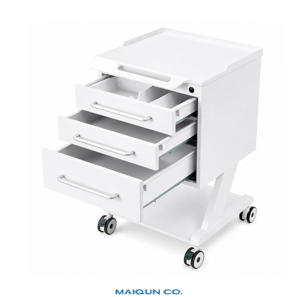 MQ-G010 Three-Drawer Dental Office Cabinet - Image 2