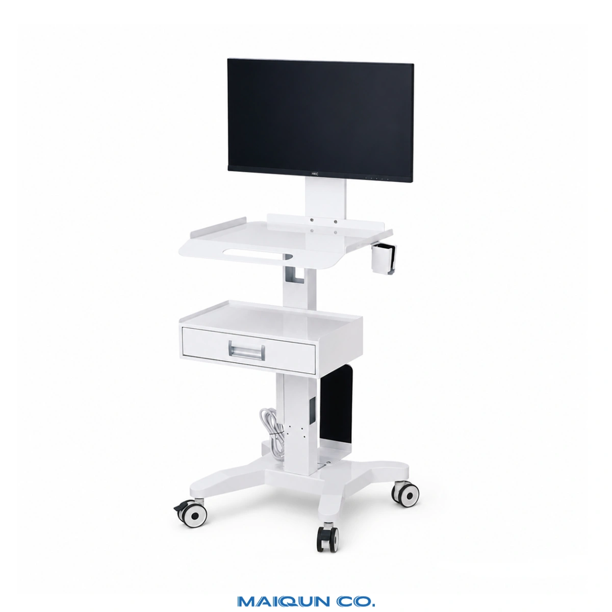 MQ-YT4 Dental Computer Trolley with Storage Drawer