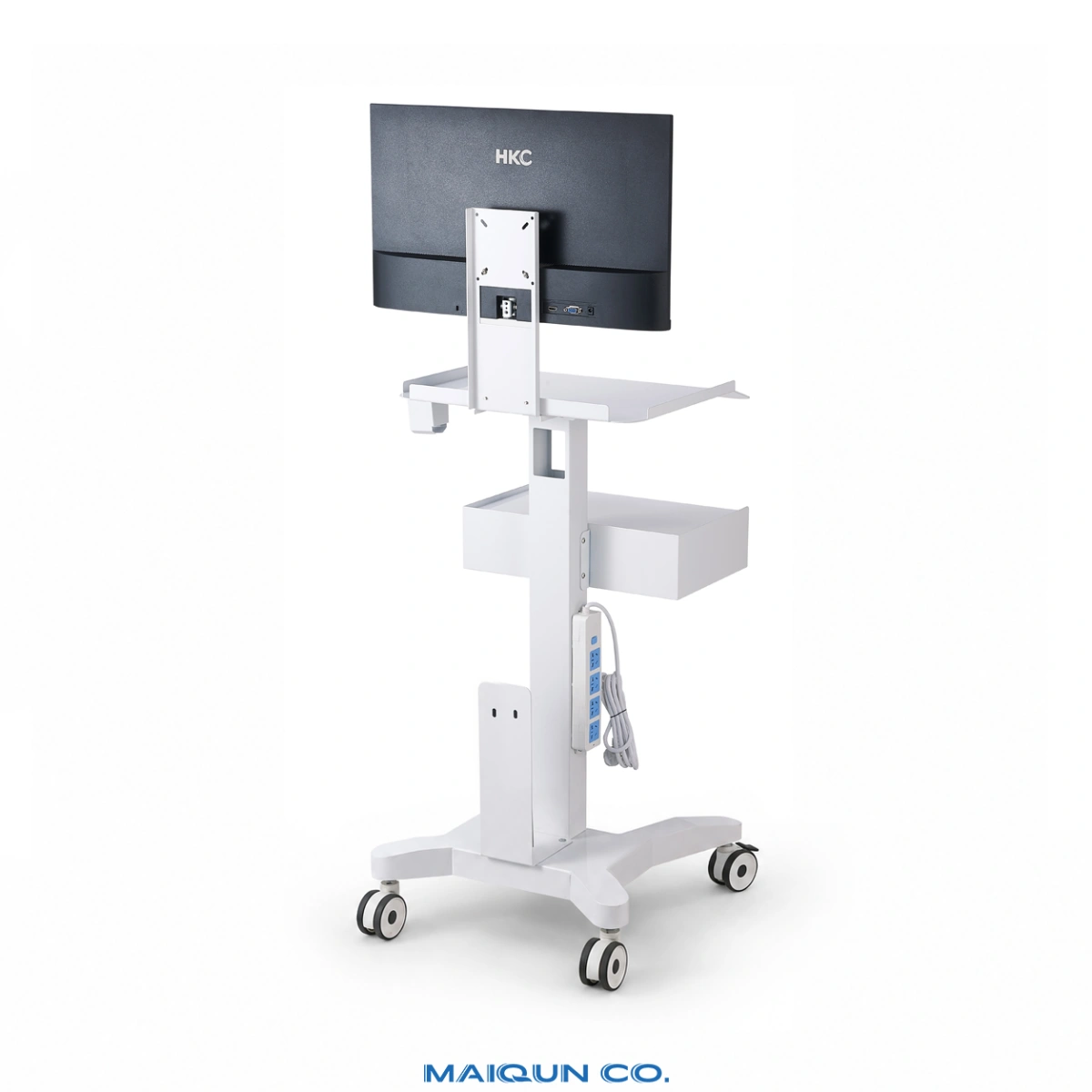 MQ-YT4 Dental Computer Trolley with Storage Drawer - Image 2