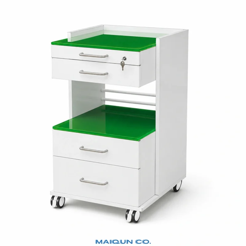 MQ-Y001 Power Supply Three-Drawer Dental Mobile Cabinet