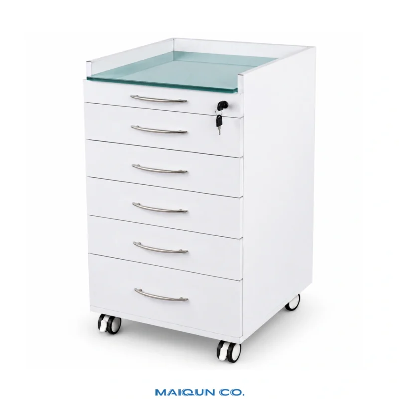 MQ-Y002 Stainless Steel Dental Mobile Cabinet