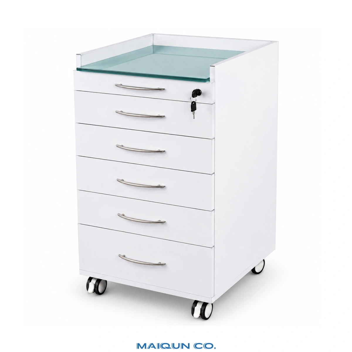MQ-Y002 Stainless Steel Dental Mobile Cabinet