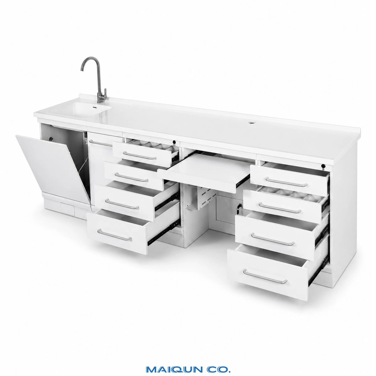 MQ-CS08 Premium 2520mm Custom Modular Dental Cabinet - Image 2